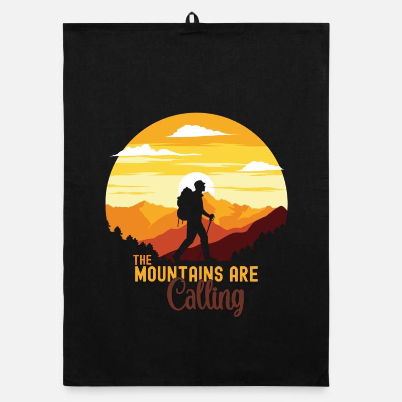 Mountain Calling Wanderabenteuer Organic Geschirrtuch