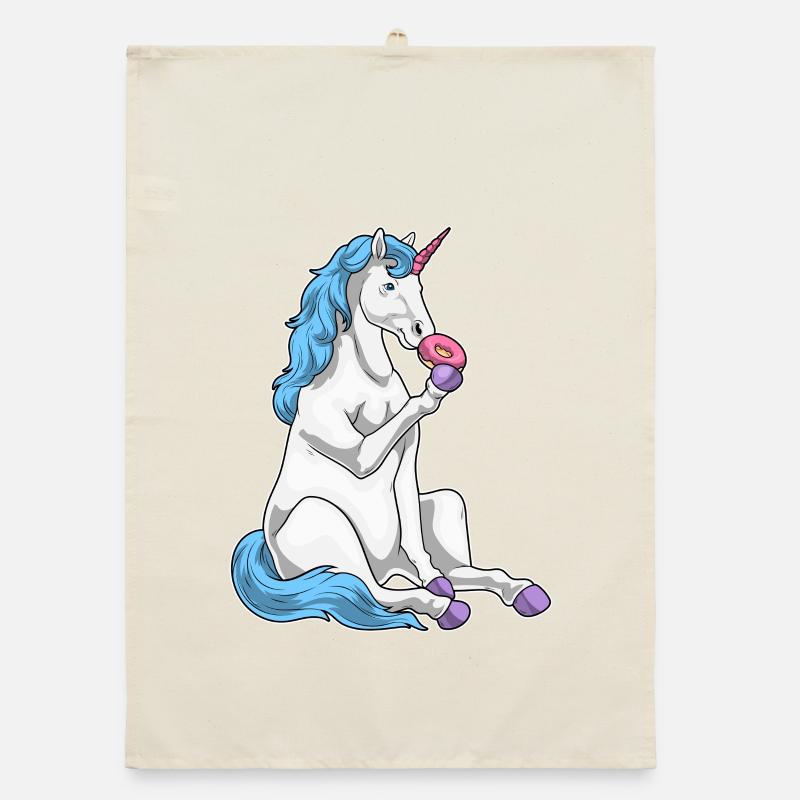 Einhorn Donut Organic Geschirrtuch