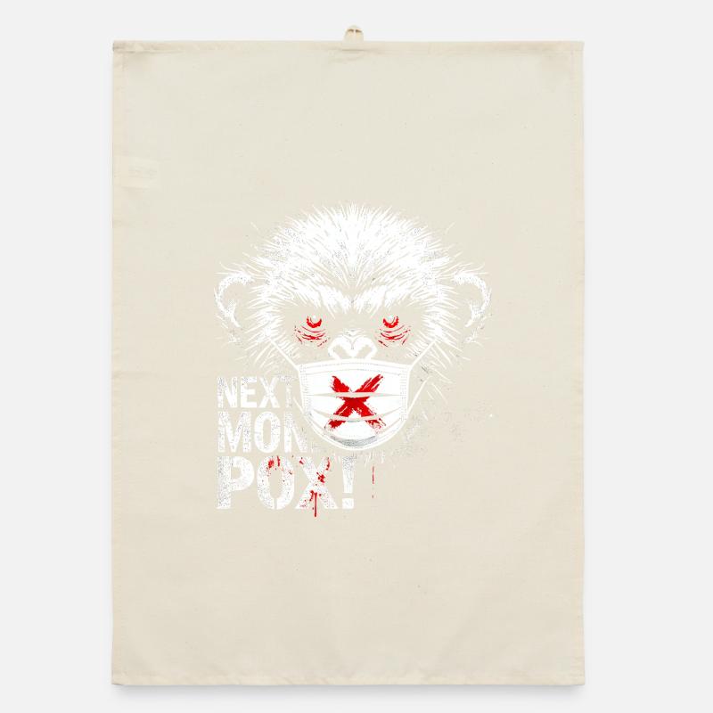 Protest Monkey Face Mask Artwork Torchon bio
