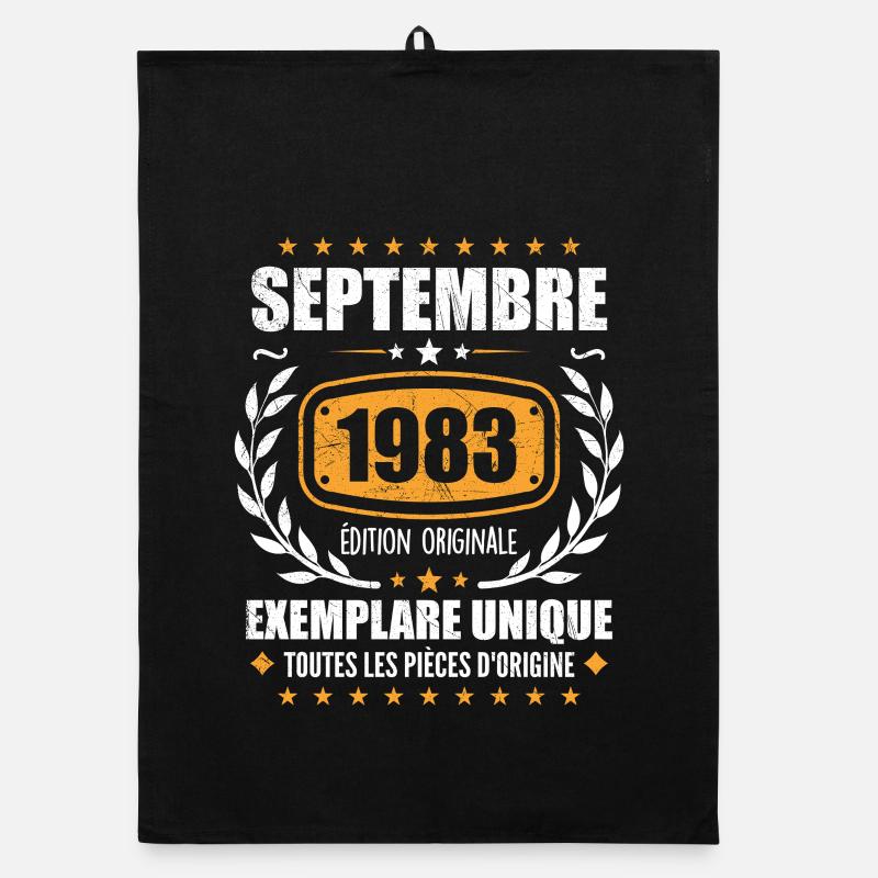 September 1983 Unique copy - September 1983 Organic dish towel