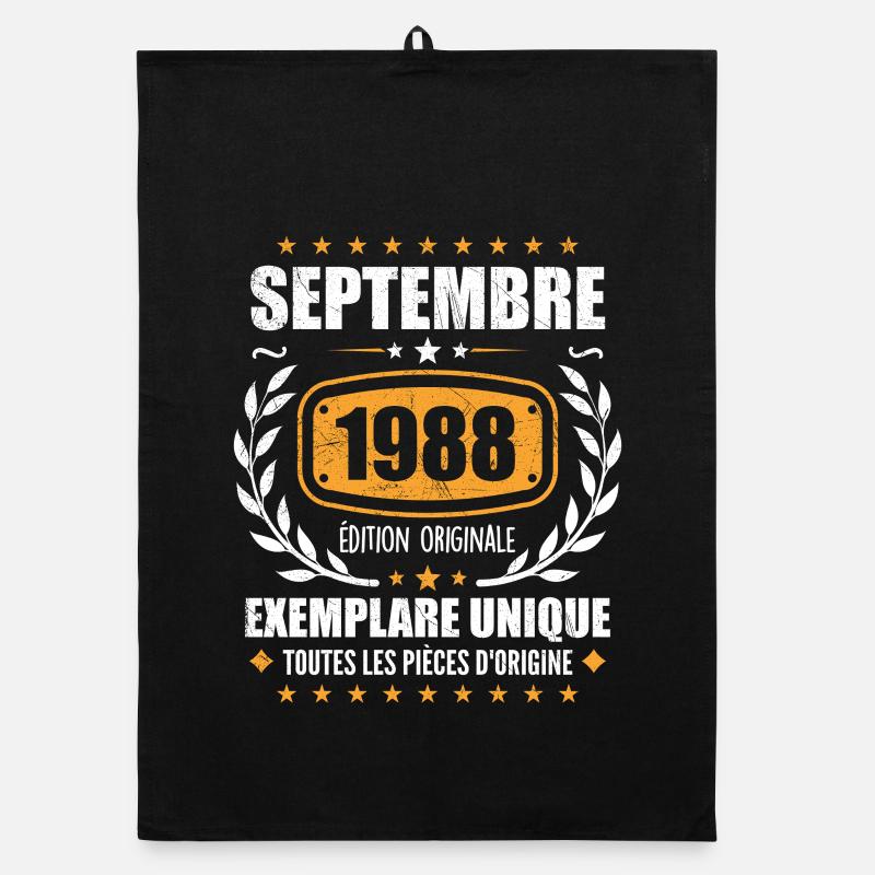 September 1988 Unique copy - September 1988 Organic dish towel