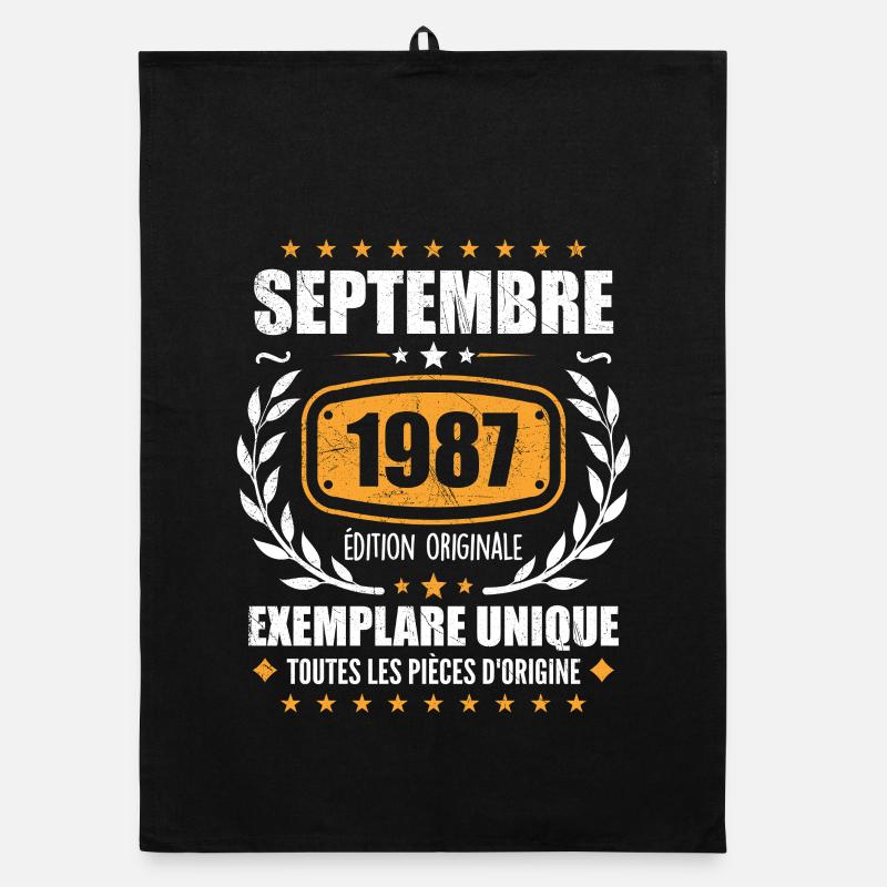 September 1987 Unique copy - September 1987 Organic dish towel