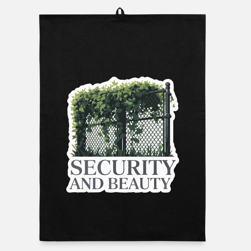 Conception de clôture de jardin surveillée Torchon bio