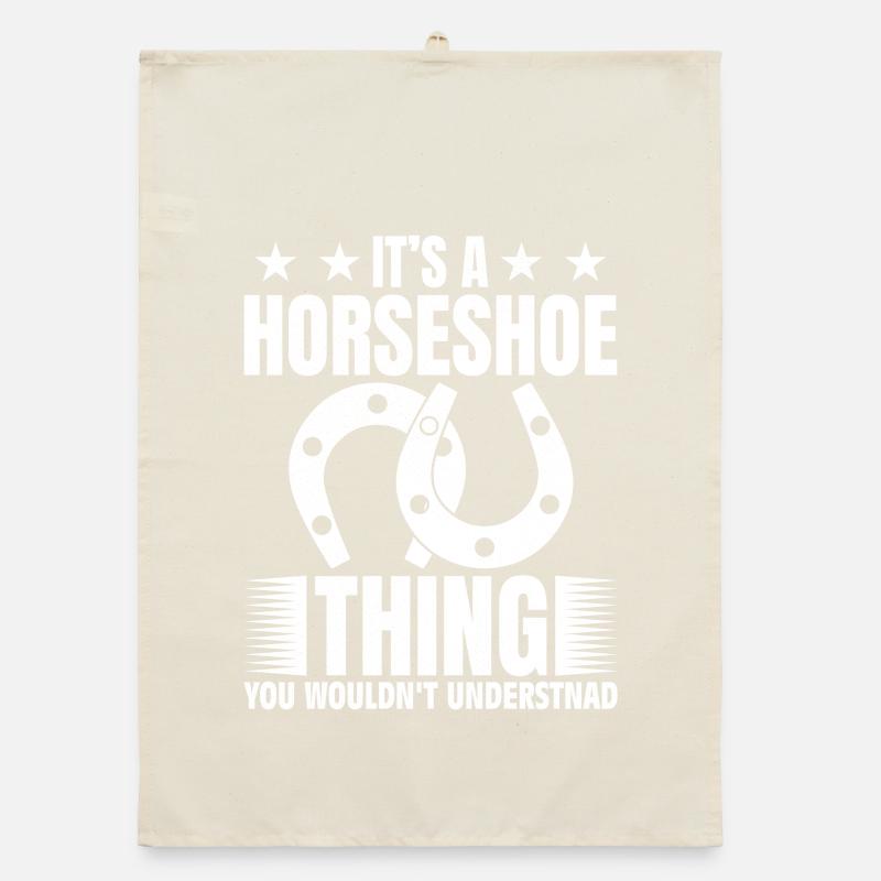 C’est un truc de fer à cheval que vous ne comprendriez pas Torchon bio