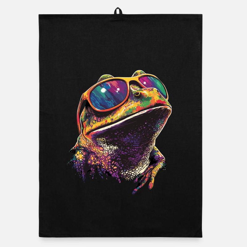Frog Little Toad Tree Frog Frog Prince Frogs Organic dish towel