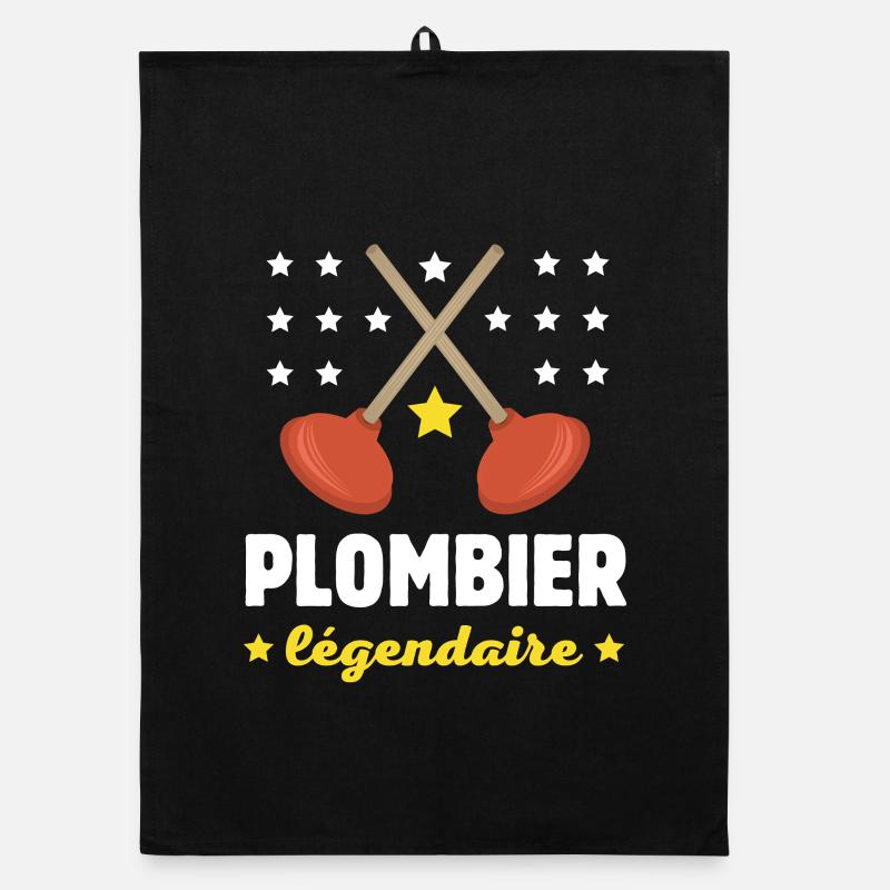 LEGENDARY PLUMBER Organic dish towel