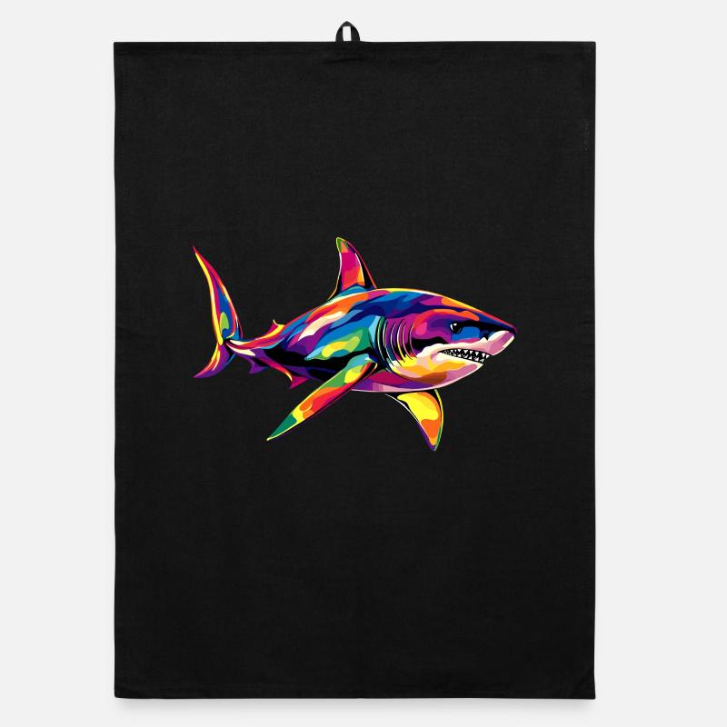 requin requin tigre requin plongeur requins mignons grand requin blanc Torchon bio