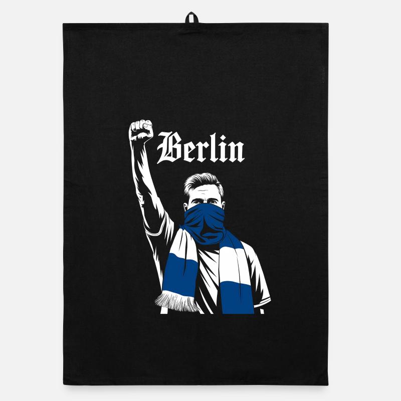 Berlin Demonstration Motif Organic dish towel