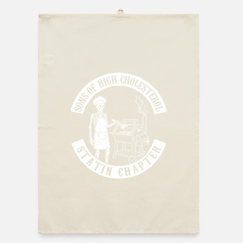 Fils D’hypercholestérolémie Drôle BBQ Fumeur Torchon bio