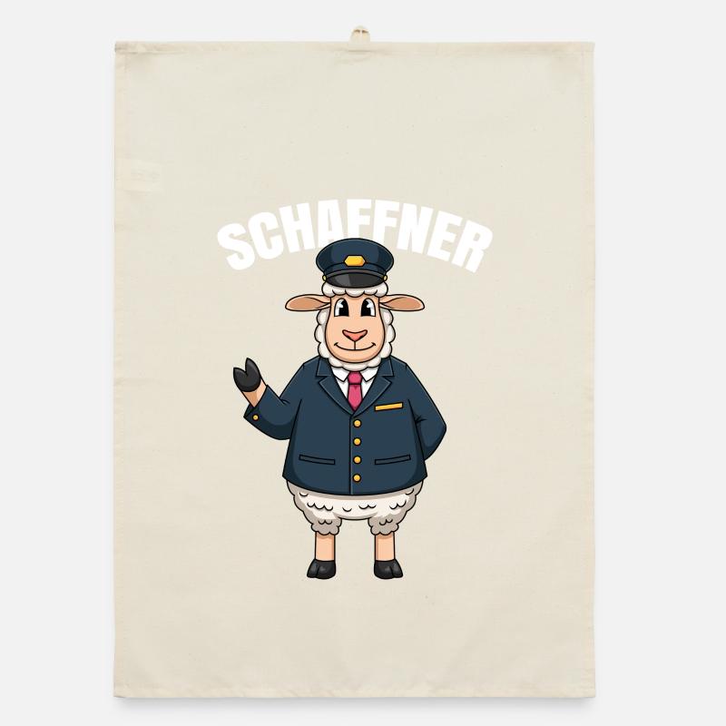 Sheep Rail Driver Controller Sheep Conductor Organic dish towel