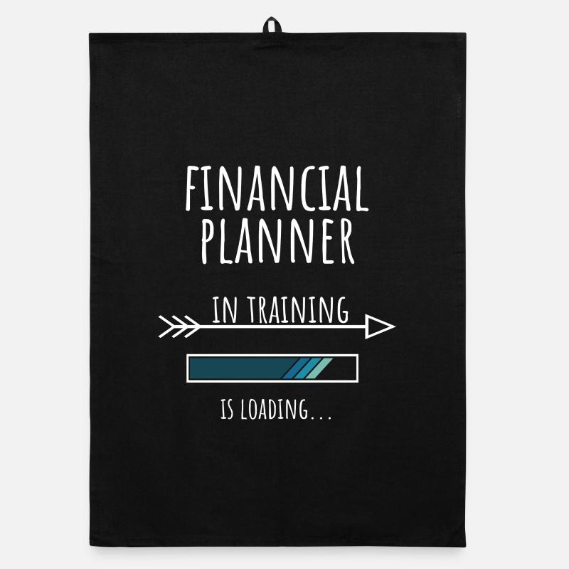 Financial Planner Gift Profession Education Organic dish towel