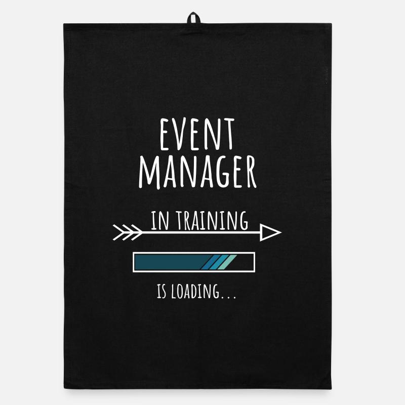 Event Manager Geschenk Beruf Ausbildung Organic Geschirrtuch