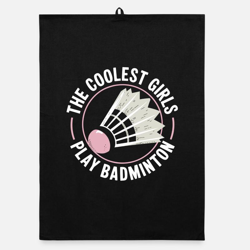 Conception de filles de badminton Torchon bio