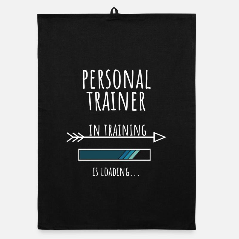 Personal Trainer Gift Profession Training Organic dish towel