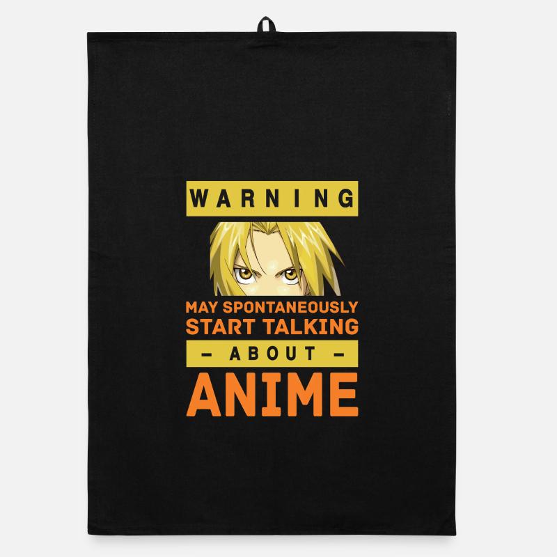 Warning May Start Talking About Anime Organic dish towel