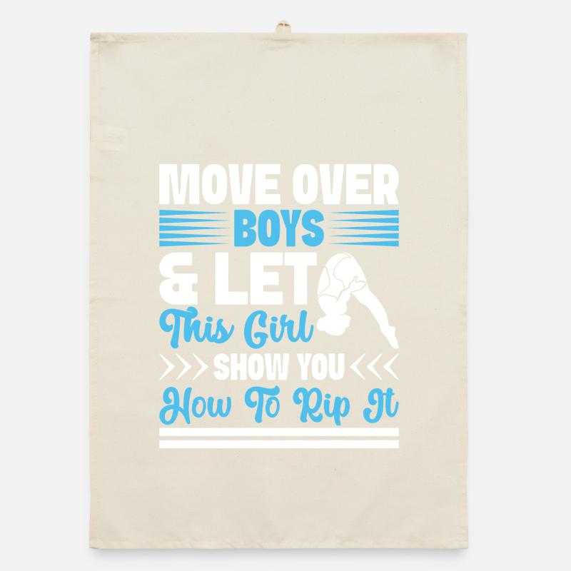 Diving diving board Organic dish towel