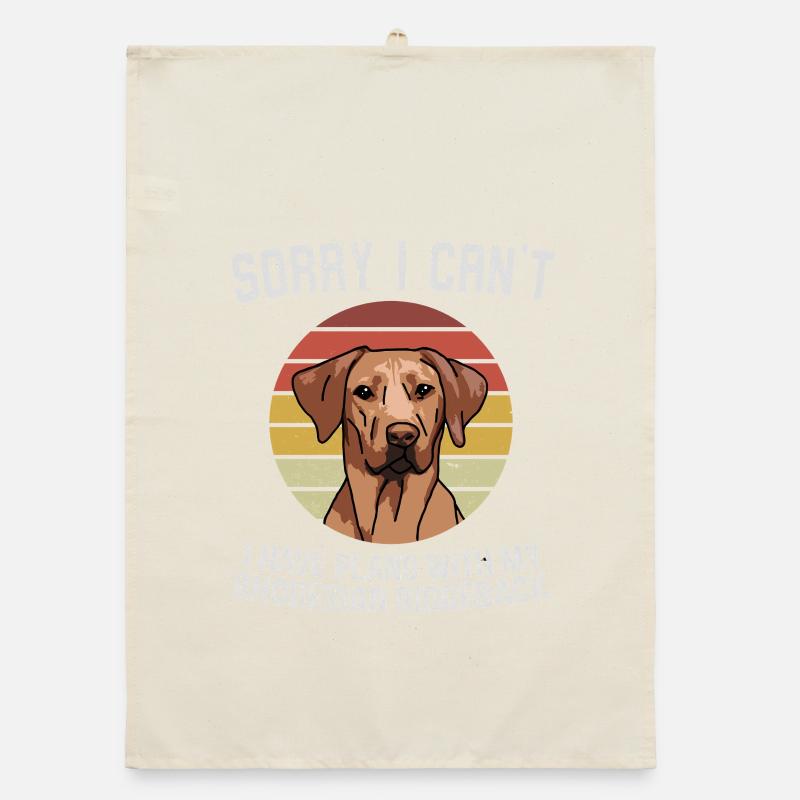 Graphique d’excuses du Rhodesian Ridgeback Torchon bio