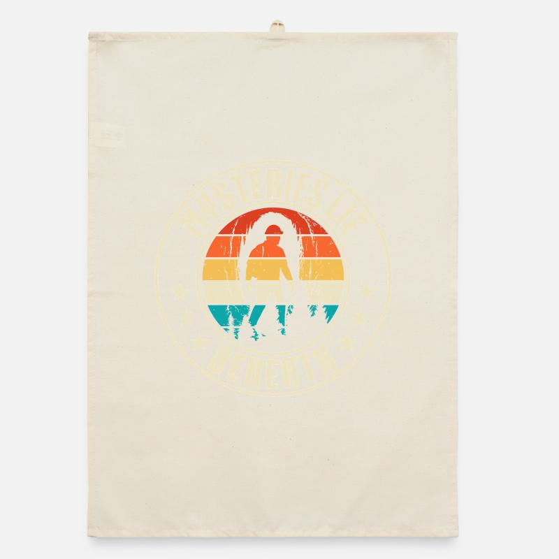 Spelunking Cave Explorer Organic dish towel