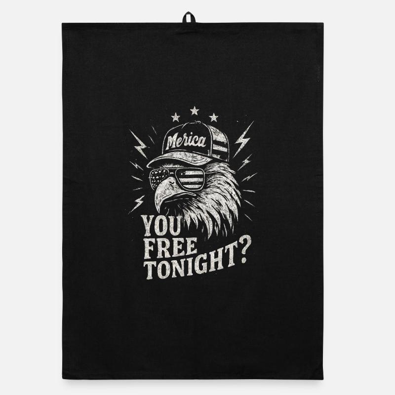 Tu es libre ce soir, Eagle, 4 juillet Torchon bio