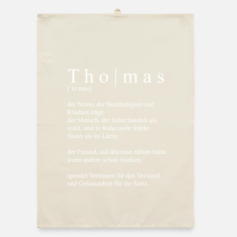 Thomas Definition Typografie  Organic Geschirrtuch