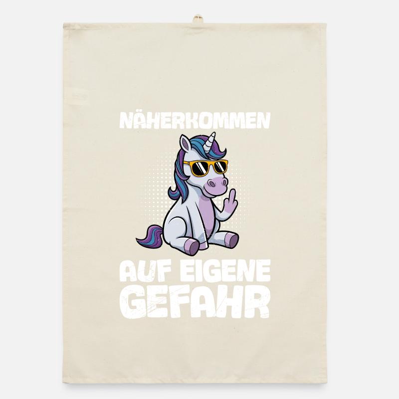 RAPPROCHEZ-VOUS À VOS RISQUES ET PÉRILS DRÔLE Torchon bio