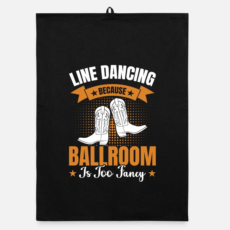 Line Dancing Ballroom Trop Chic Torchon bio