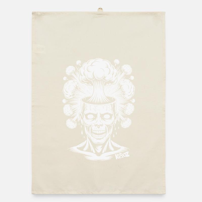 Explosion créative et illustration de bande dessinée Torchon bio