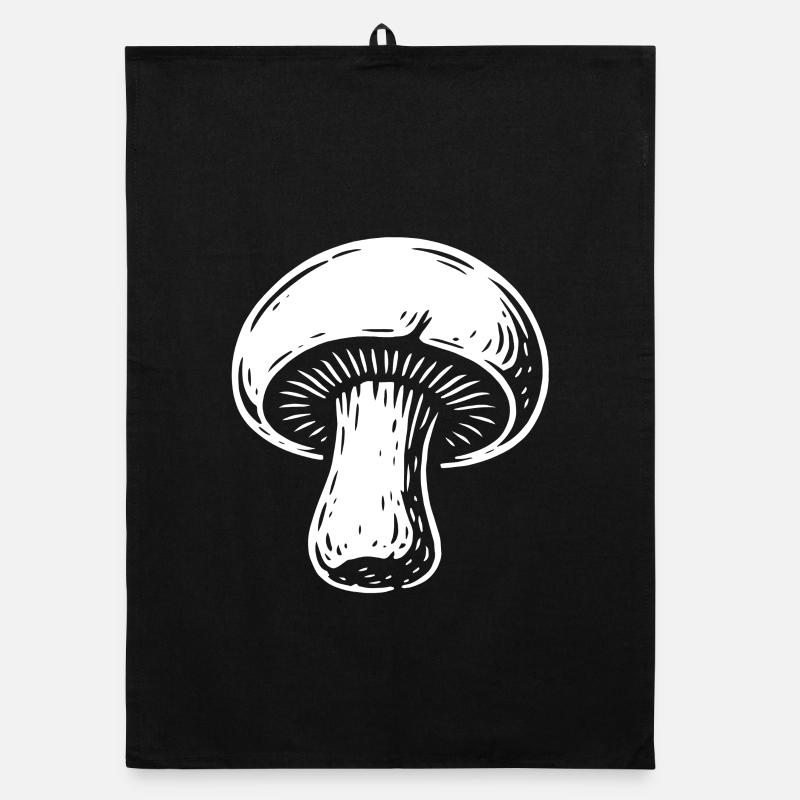 Cueilleur de champignons - champignons - dicton Torchon bio