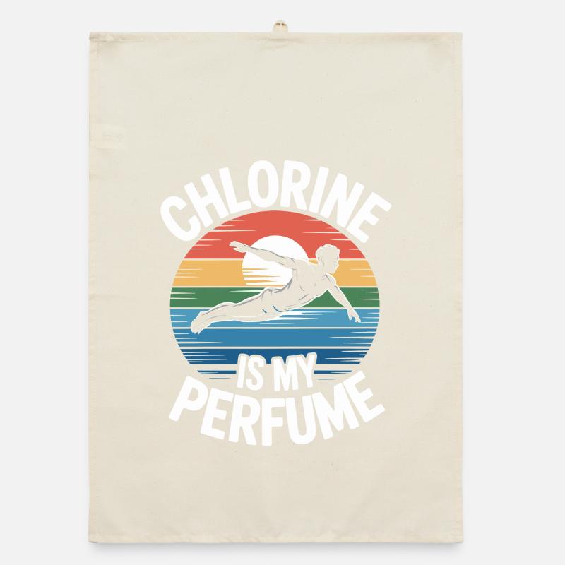 Diving diving board Organic dish towel