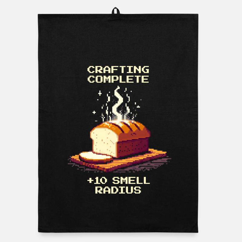 Crafting completed: +10 scent radius | Bread humor Organic dish towel