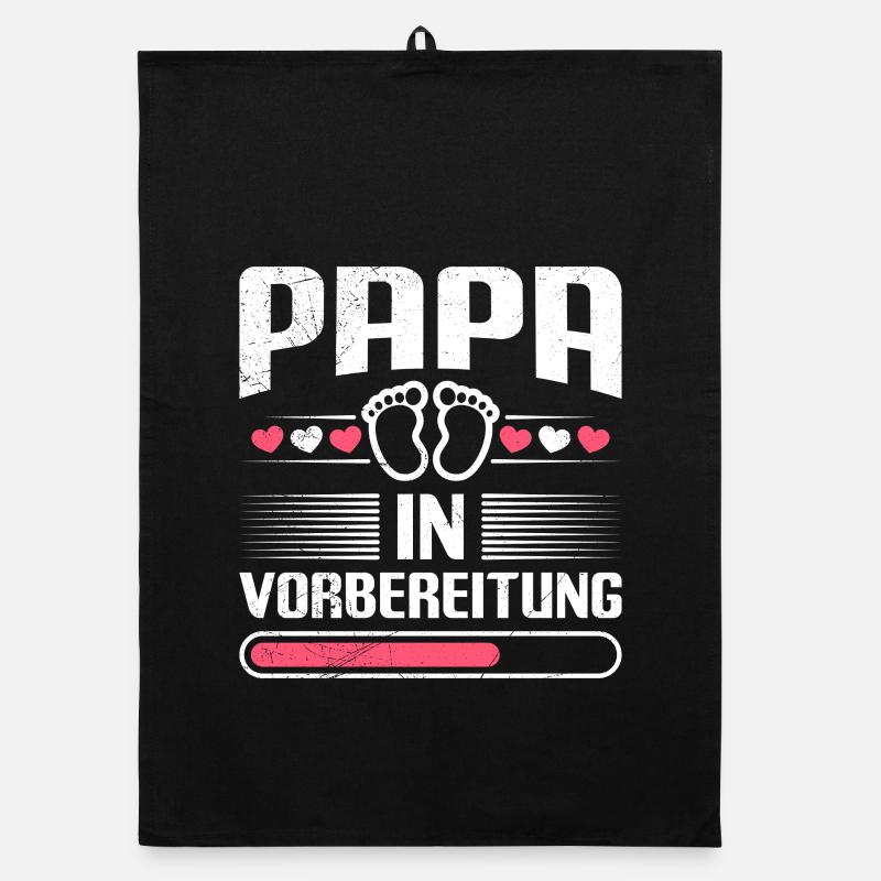 PAPA EN PRÉPARATION Paternité Drôle Torchon bio