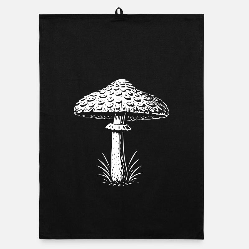 Cueilleur de champignons parasol - Champignons - Dicton Torchon bio
