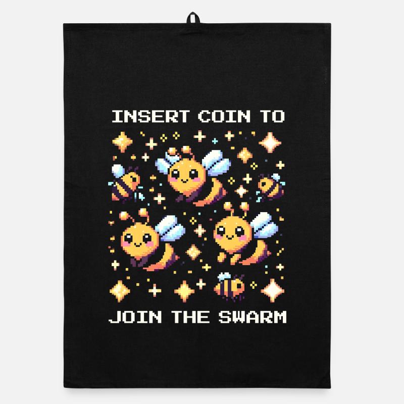 Insert a coin – join the swarm | Bees Organic dish towel