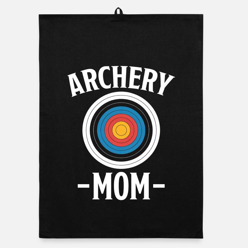 Archery Saying Mother Archery Gift Organic dish towel