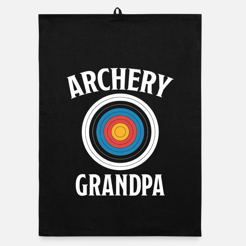 Archery saying grandpa archery gift Organic dish towel
