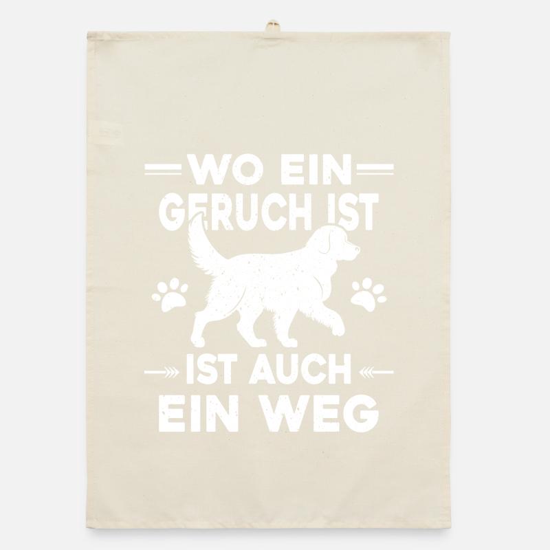 Mantrailing  - Wo ein Geruch da auch ein Weg Organic Geschirrtuch