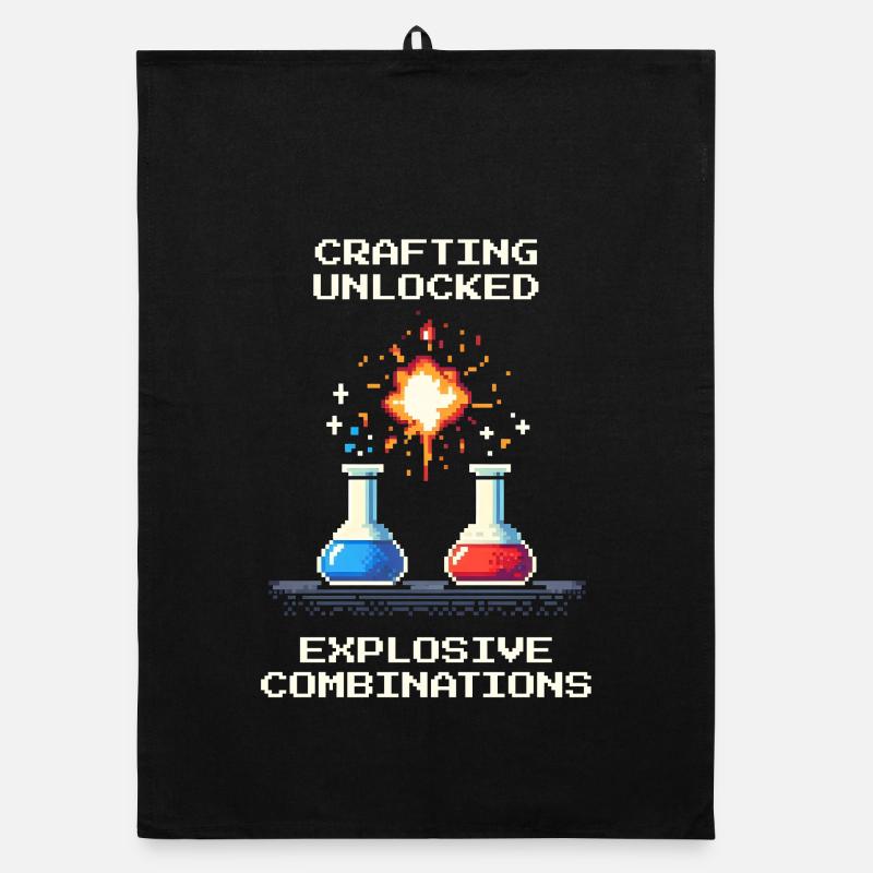 Crafting – explosive Kombinationen | Chemie Organic Geschirrtuch