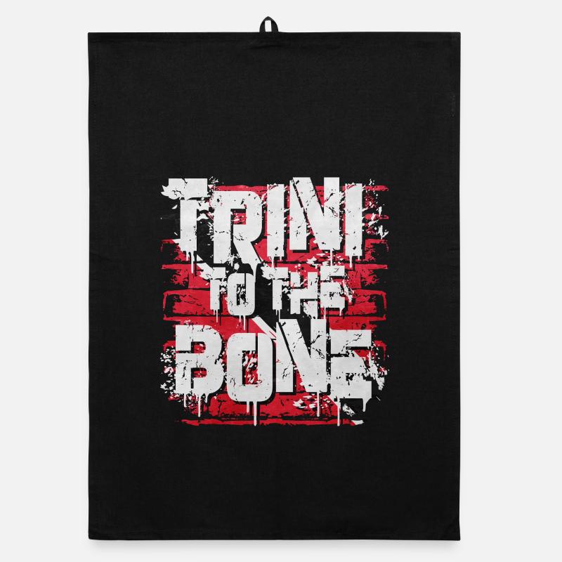 Tribe to the Bone GraffitiTrinidad and Tobago Organic dish towel