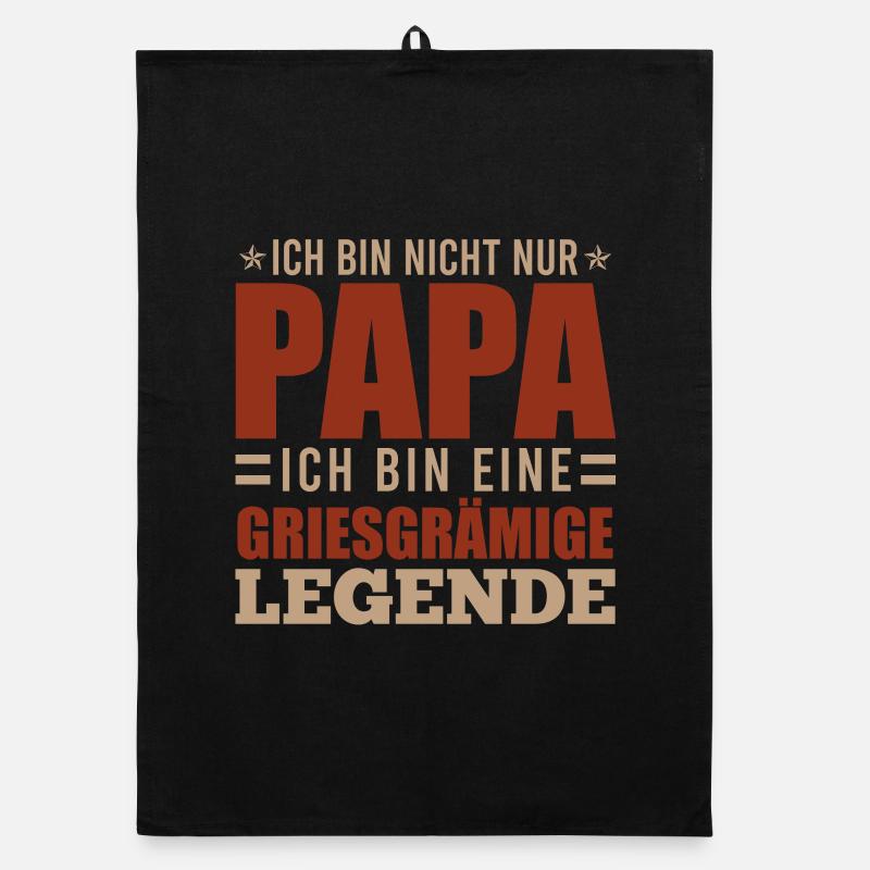Soon to be a dad I'M NOT JUST A DAD, A Grumpy Legend Organic dish towel