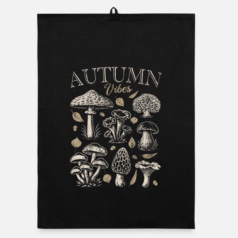 Cueillette de champignons Autumn Vibes - Champignons - Dicton Torchon bio
