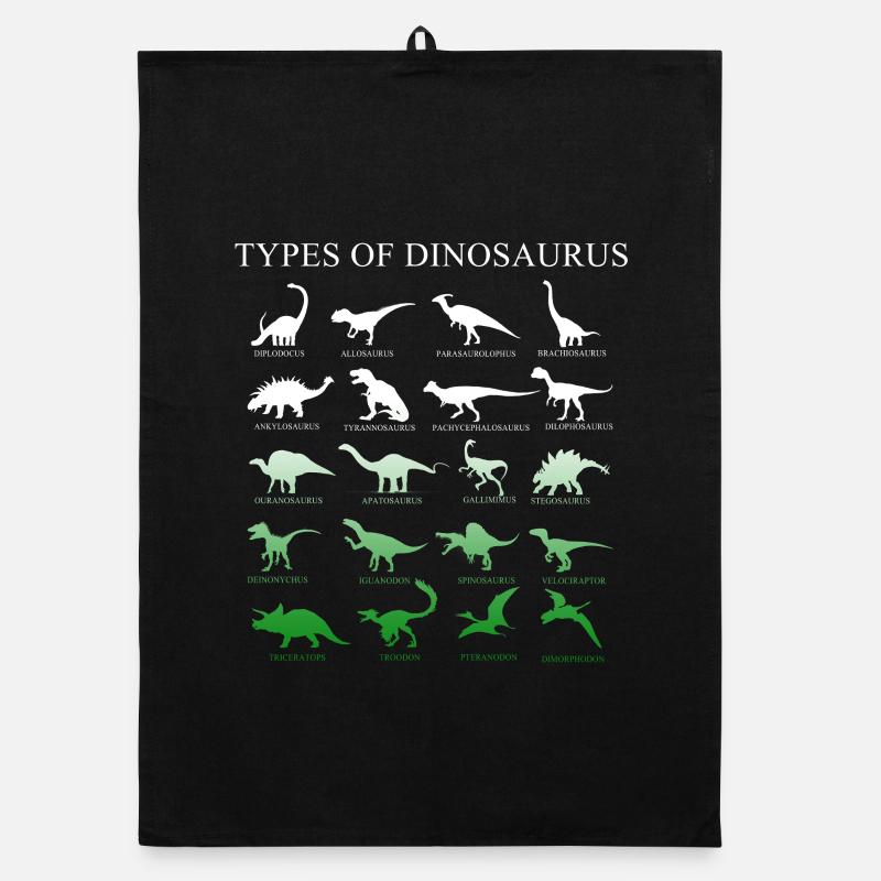 Dinosaur Organic dish towel
