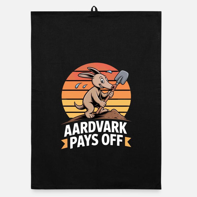 Aardvark est payant Motivation d'Aardvark Torchon bio