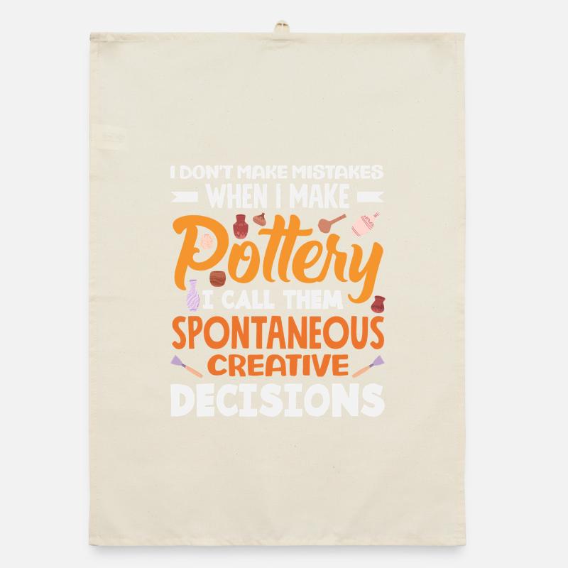 Pottery Without Mistakes Creative Decisions Organic dish towel