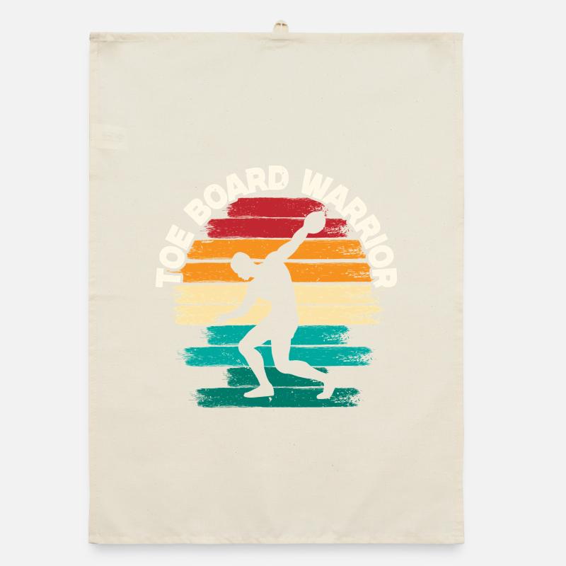 Kugelstoßen Kugelstoß Toe Board Warrior Organic Geschirrtuch