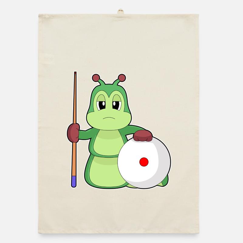 Raupe Billiard Queue Organic Geschirrtuch