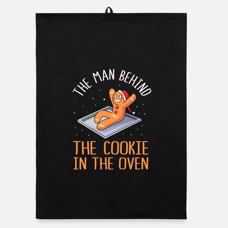 Werdende Väter Werdender Papa Organic Geschirrtuch