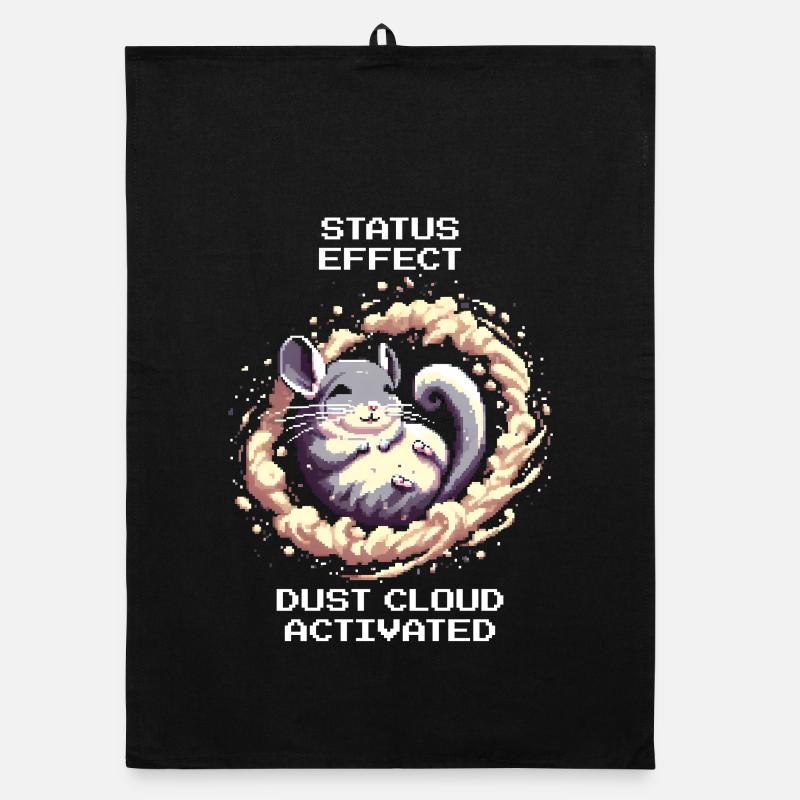 Status Effect: Dust Cloud Active | Chinchilla Organic dish towel