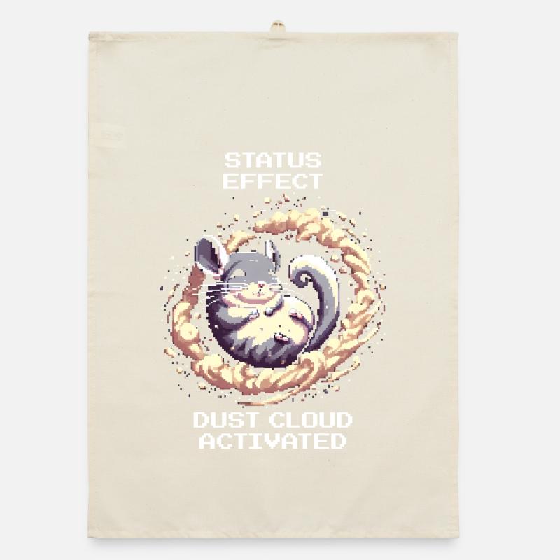 Status Effect: Dust Cloud Active | Chinchilla Organic dish towel