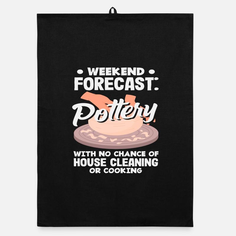 Weekend Weather Pottery Without Housework Organic dish towel
