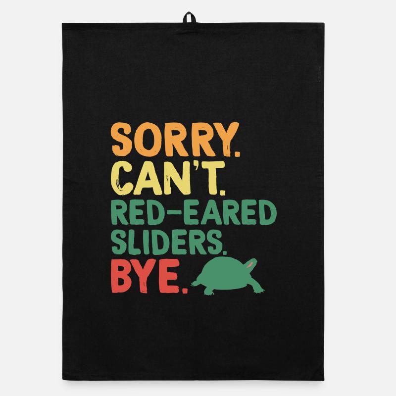 Red-eared Turtle Organic dish towel